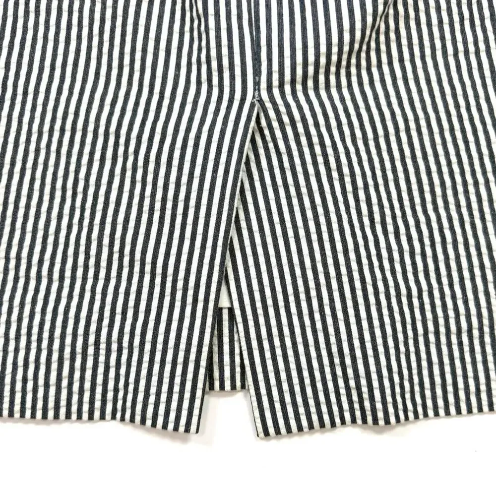 J. Crew Pencil Skirt in Seersucker Stripe